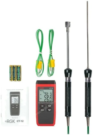 Измеритель температуры RGK CT-12+TR-10W+TR-10S контактный [779852]