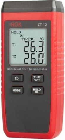 Измеритель температуры RGK CT-12 + TR10A + TR10S + TR10W с поверкой контактный [779784]