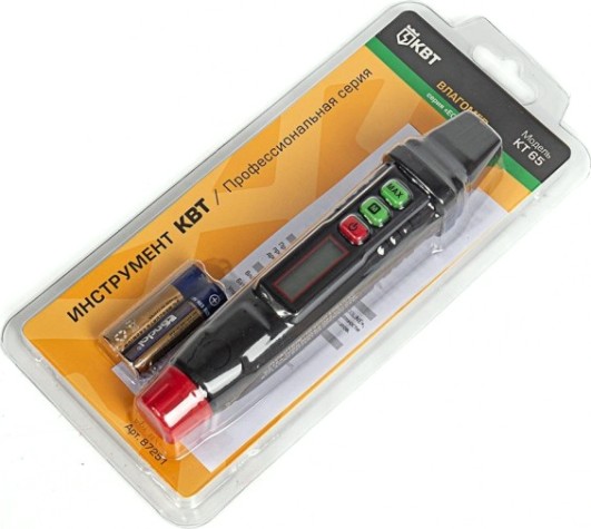 Измеритель влажности КВТ КТ 65 ECOLINE [87251]