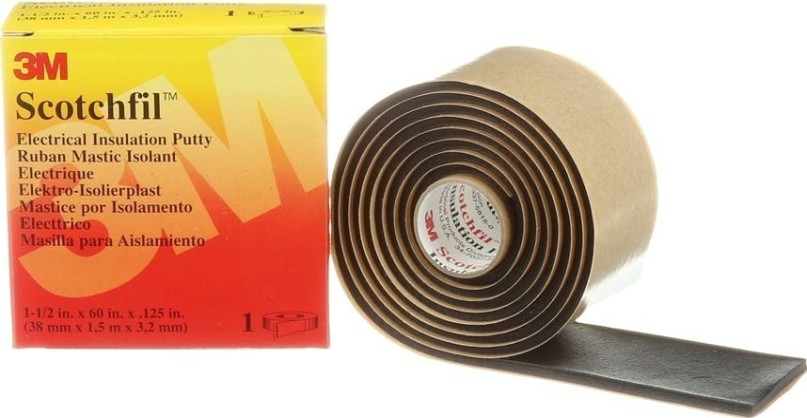 Изолента 3M Scotchfil™ мастика, рулон 38 ммх1,5 м [7000006089]