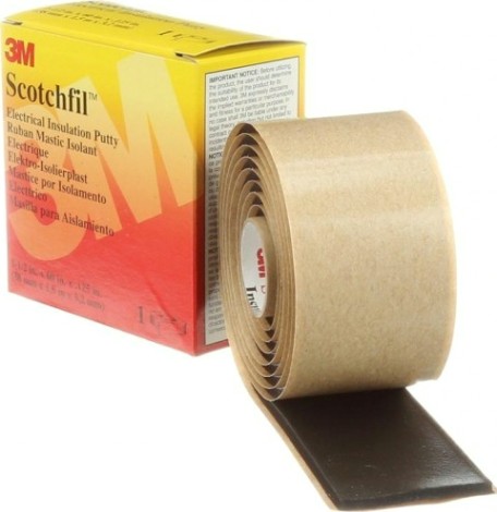 Изолента 3M Scotchfil™ мастика, рулон 38 ммх1,5 м [7000006089]