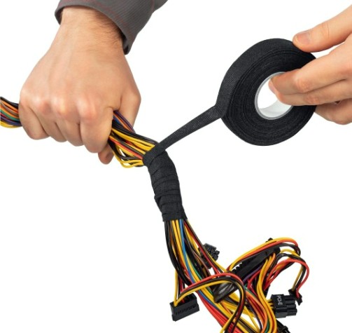 Изолента ЗУБР Авто на велюровой основе с ворсом, 15мх19мм [1239-2]