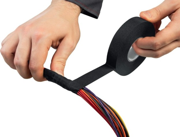 Изолента ЗУБР Авто термостойкая, текстильная, 19ммх25м [1236-2]