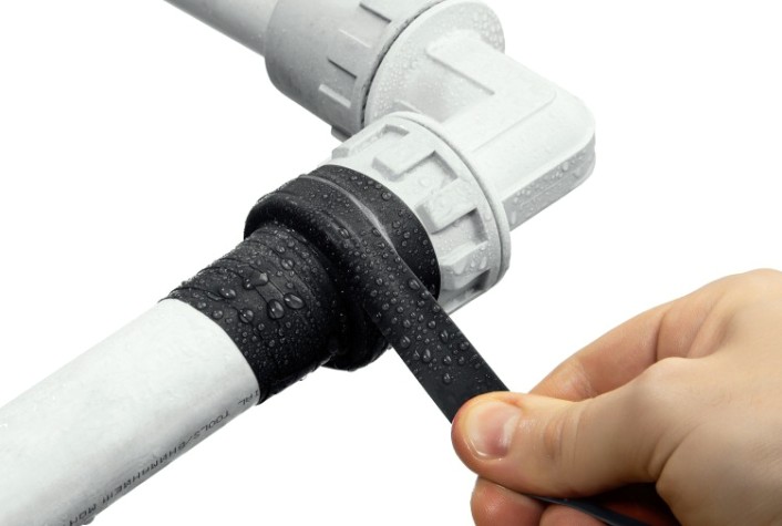 Изолента ЗУБР Силикон черная, самослипающаяся аварийно-ремонтная, 3мх25м [12381-2]