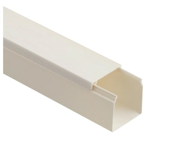 Кабель-канал REXANT 28-1212-2 12х12мм, белый (140 м/уп)