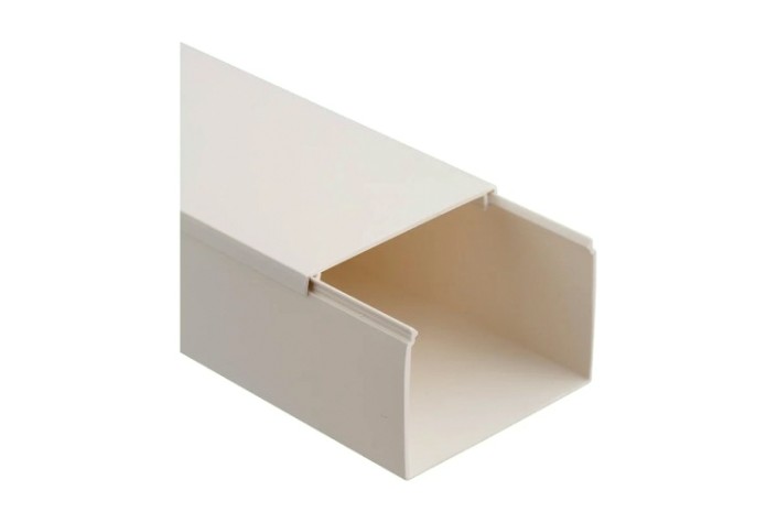 Кабель-канал REXANT 28-8060-2 80х60мм, белый (8 м/уп)