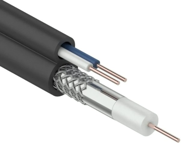 Кабель REXANT 01-4002 ККСВ-П +2х0,5мм, (бухта 100м), черный