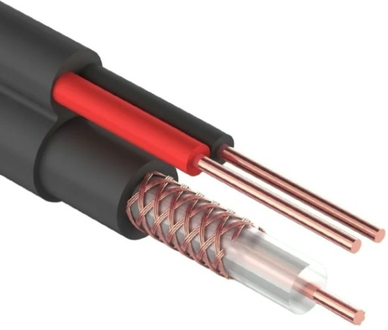 Кабель REXANT 01-4004 ККСВ-П +2х0,5мм, (бухта 305м), черный