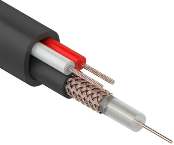 Кабель REXANT 01-4015 КВК-П-1,5 +2x0,75мм², ø6,5 мм, 200м,одножильный