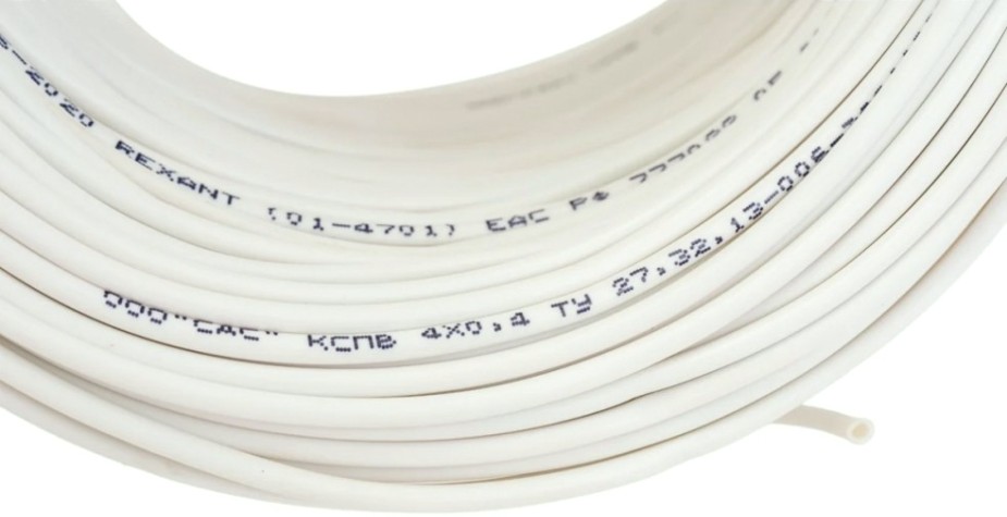 Кабель REXANT 01-4701 КСПВ 4х0,4мм (ТОП-4) Кабель REXANT 01-4701 КСПВ 4х0,4мм (ТОП-4)