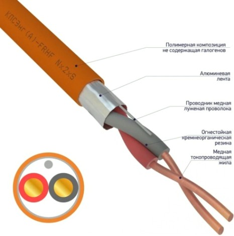 Кабель REXANT 01-4917-1 КПСЭнг(а)-FRHF 1x2x0,75мм², 200м (ТОП-2) Кабель REXANT 01-4917-1 КПСЭнг(а)-FRHF 1x2x0,75мм², 200м (ТОП-2)