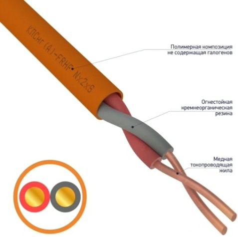 Кабель REXANT 01-4918 КПСнг(A)-FRHF 1x2x1,00мм², 200м (ТОП-4)