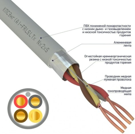 Кабель REXANT 01-4938-1 КПСЭнг(A)-FRLSLTx 2x2x0,75мм², 200м Кабель REXANT 01-4938-1 КПСЭнг(A)-FRLSLTx 2x2x0,75мм², 200м