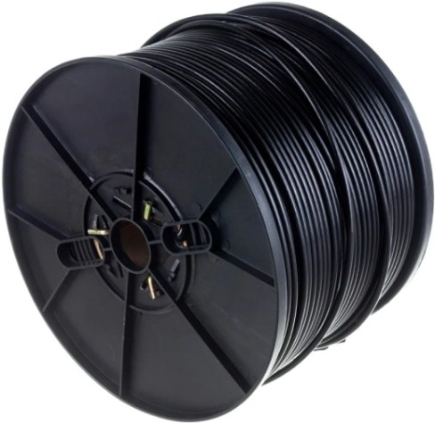 Кабель REXANT RG-6U (75 Oм) CCS/Al/Al (1,02/Al/48х0,12мм) 64% черный, 305м [01-2204]