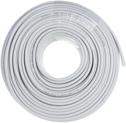 Кабель REXANT RG-6U (75 Oм) Cu/Al/Cu (1,0/Al/64х0,12мм) 75%, бух. 100м [01-2223]