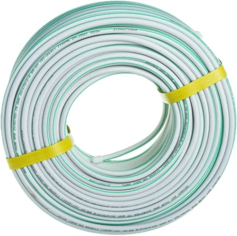 Кабель REXANT SAT 703 B Cu/Al/Cu, (1,00мм/64x0,12мм) 100м, белый [01-2431]