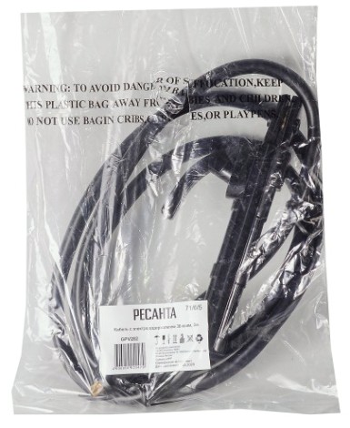 Кабель с электродержателем Ресанта 36 кв.мм, 2м, [71/6/5]