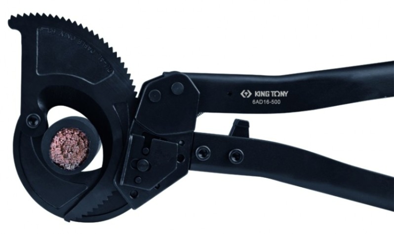 Кабелерез KING TONY усиленный с трещоткой 400 мм [6AD16-500]