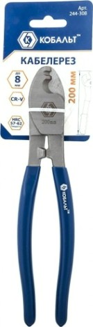 Кабелерез Кобальт 244-308 200 мм, cr-v, до 8мм/38 мм кв.