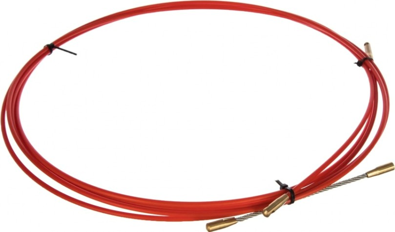 Кабельная протяжка REXANT 47-1003 стеклопруток 3 м, красная Кабельная протяжка REXANT 47-1003 стеклопруток 3 м, красная
