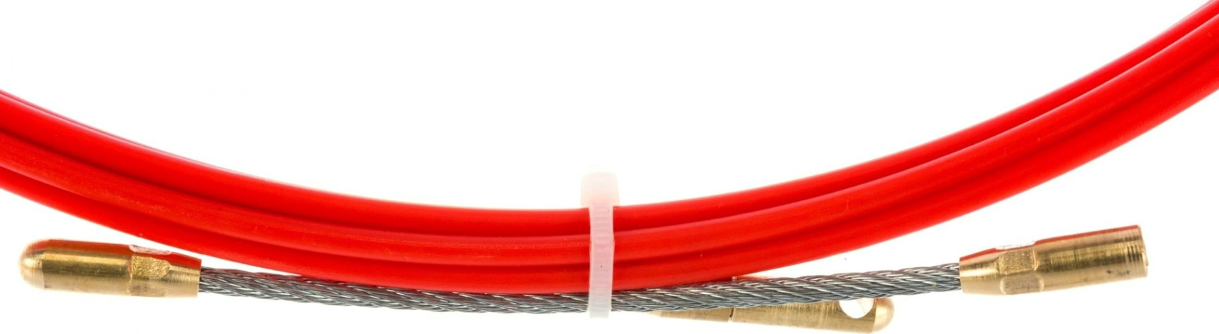 Кабельная протяжка REXANT 47-1005 стеклопруток 5 м, красная Кабельная протяжка REXANT 47-1005 стеклопруток 5 м, красная