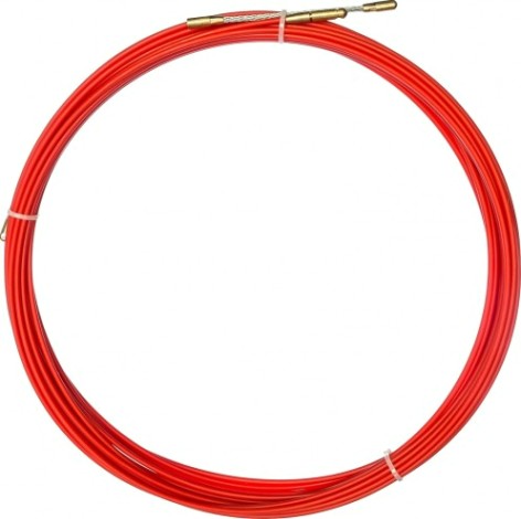 Кабельная протяжка REXANT 47-1015 стеклопруток 15 м, красная