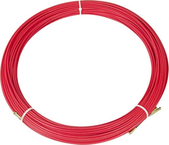 Кабельная протяжка REXANT 47-1050 стеклопруток 50 м, красная