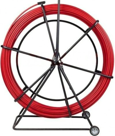 Кабельная протяжка REXANT 47-1115 стеклопруток 150 м, красная (УЗК в тележке)