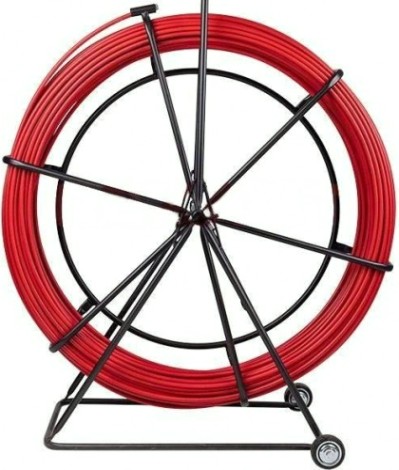 Кабельная протяжка REXANT 47-1150 стеклопруток 50 м, красная (УЗК в тележке)