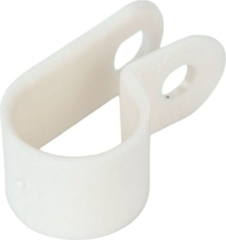 Кабельная скоба под винт REXANT 12 мм, белый упаковка 50 шт. [07-4412]