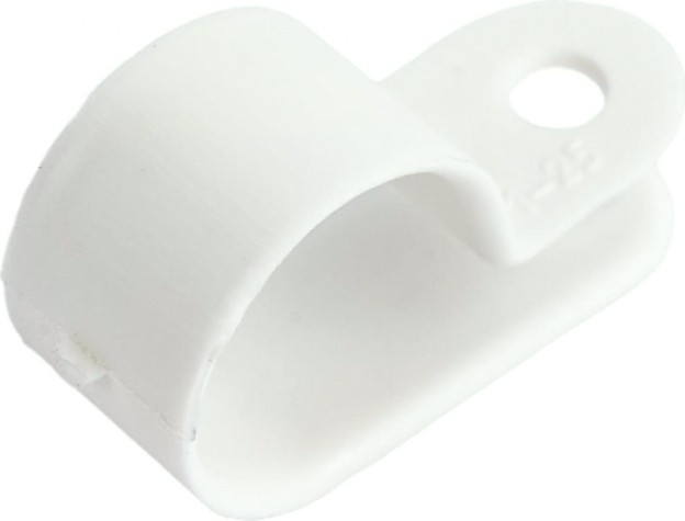 Кабельная скоба под винт REXANT 16 мм, белый упаковка 50 шт. [07-4416]