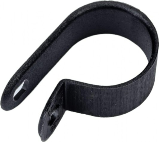 Кабельная скоба под винт REXANT 20 мм, черный упаковка 50 шт. [07-4420-1]