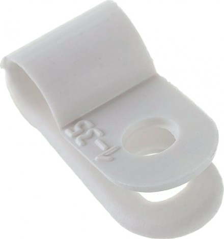 Кабельная скоба под винт REXANT 5 мм, белый упаковка 50 шт. [07-4405]