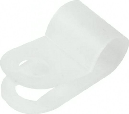 Кабельная скоба под винт REXANT 5 мм, белый упаковка 50 шт. [07-4405]