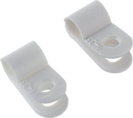 Кабельная скоба под винт REXANT 5 мм, белый упаковка 50 шт. [07-4405]
