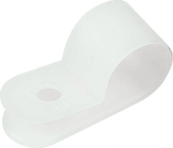 Кабельная скоба под винт REXANT 6 мм, белый упаковка 50 шт. [07-4406]