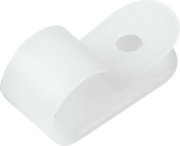 Кабельная скоба под винт REXANT 6 мм, белый упаковка 50 шт. [07-4406]