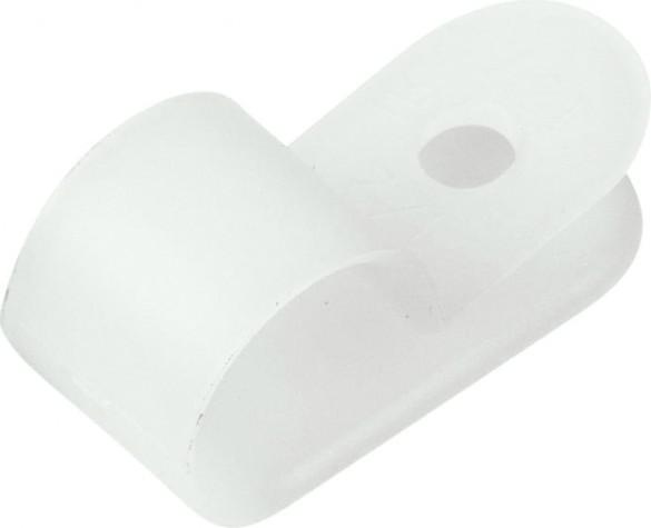 Кабельная скоба под винт REXANT 9 мм, белый упаковка 50 шт. [07-4409]