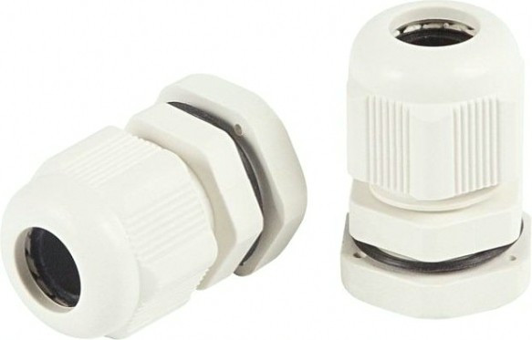 Кабельный ввод REXANT PG-13,5 07-8013 (уп 100 шт) 6-12 мм серый [07-8013]