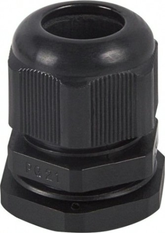 Кабельный ввод REXANT PG-21, 07-8021-1 13-18 мм черный (уп. 50 штук) [07-8021-1]