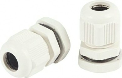 Кабельный ввод REXANT PG-7, 07-8007 (уп 100 шт) 3,5-6 мм серый [07-8007]