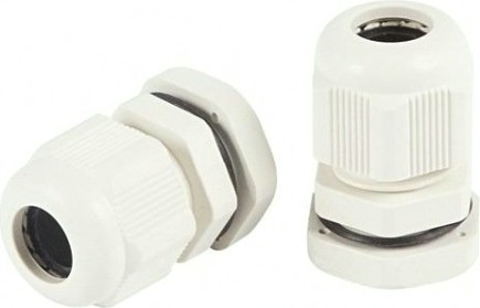 Кабельный ввод REXANT PG-9, 07-8009 (уп 100 шт) 4-8мм серый [07-8009]