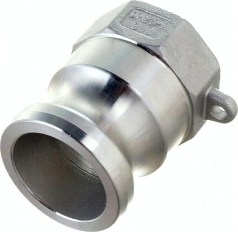 Камлок Titan Lock TL150AAL-EL типа A серия "EcoLine" ниппель внутр. резьба BSP 1 1/2" [TL150AAL-EL]