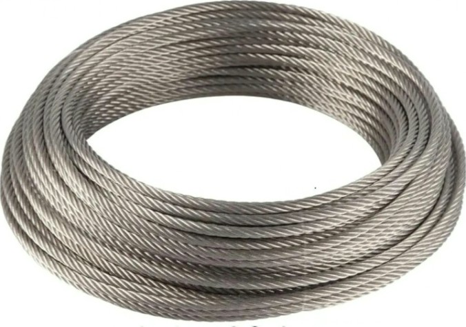 Канат 4 мм DIN 8382 для растяжки из нержавеющей стали А4