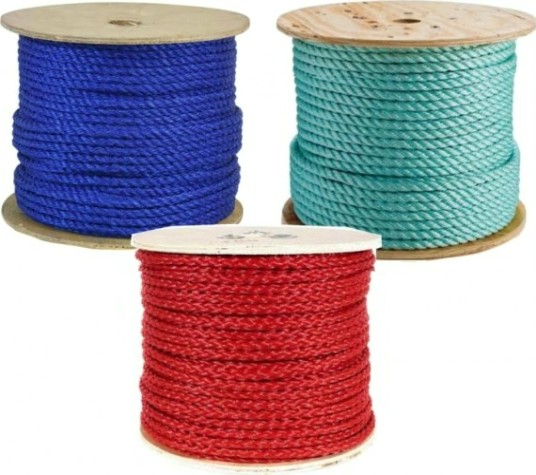 Канат комбинированный 16 мм сталь/полипропилен (черный)