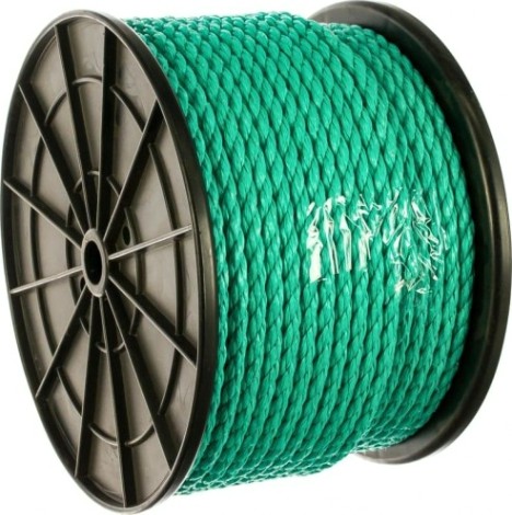 Канат полистиловый КАНАТ ПСТ D-16 мм 3-х прядный тросовой свивки [00-00007810]