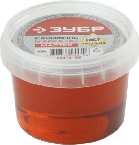 Канифоль ЗУБР 100 г. 55470-100 [55470-100]