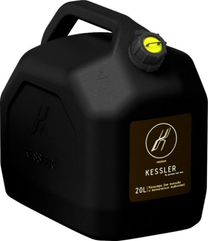 Канистра для ГСМ и технических жидкостей KESSLER универсальная 20 литров черная [А1-02-08]