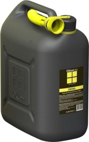Канистра для ГСМ и технических жидкостей OKTAN Дизель 20 литров черная [А1-01-17]