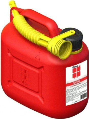 Канистра для ГСМ и технических жидкостей OKTAN Классик 5 литров красная [A1-01-01]